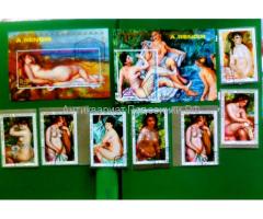 почтовые марки живопись